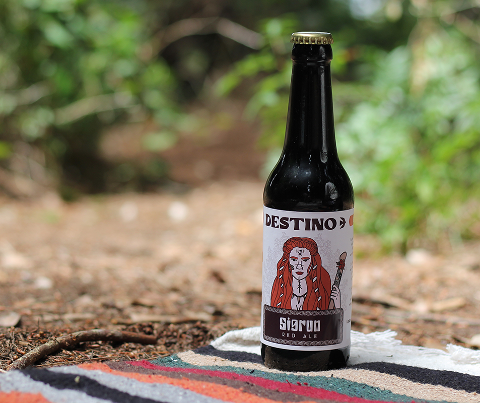 Cerveza Sigrun. Red Ale de Cerveza Destino.